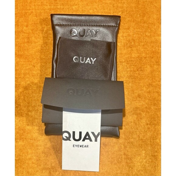 Quay Polarized Square Lenses with UV Protection Sunglasses Matte Black Men - Picture 6 of 6